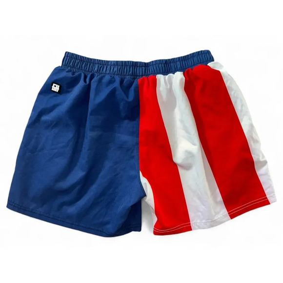 Keep America Great Men's Shorts Swim Trunks Pockets Red White & Blue Size M - Picture 5 of 5